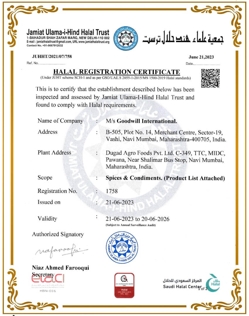 HALAL CERTIFICATE